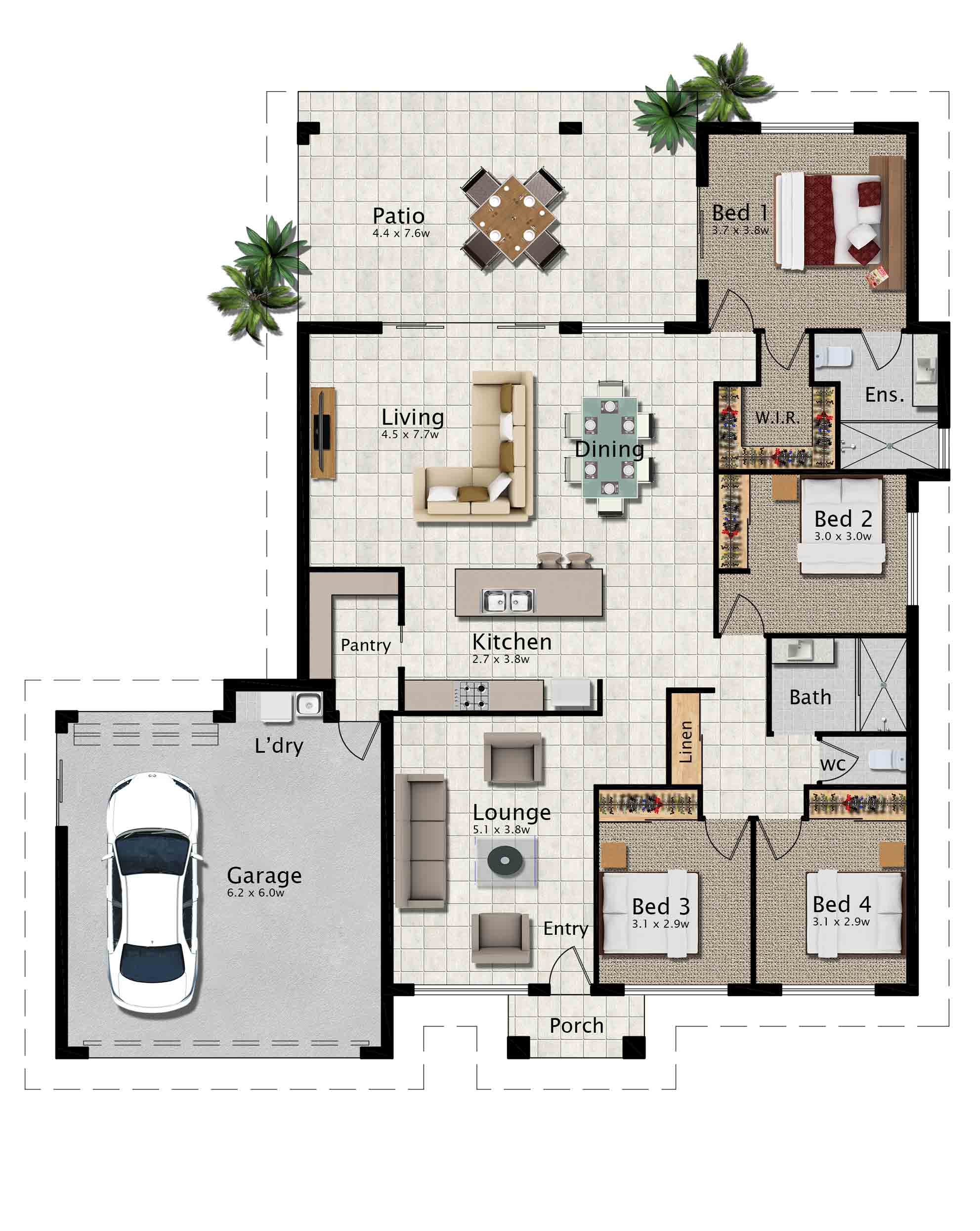 Janssen 238 Colour Plan — Home Designs in Gordonvale, QLD